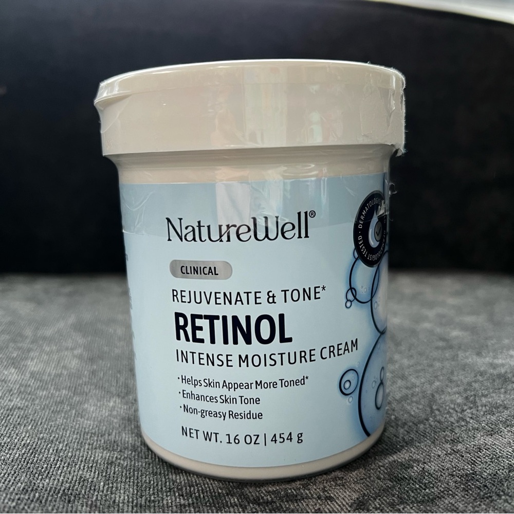 NEW NatureWell Clinical Retinol Advanced Moisture Cream, 16 oz.